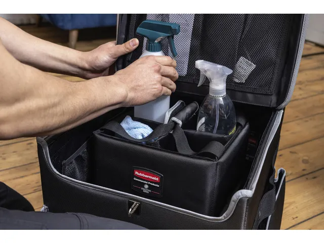 Trolley Rubbermaid Executive Quick Cart medium grijs