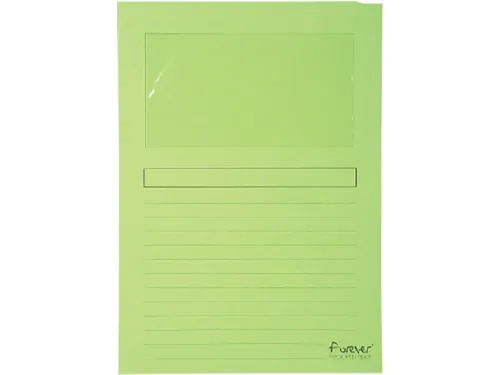 Venstermap Exacompta Forever L-map 120gr karton Lichtgroen