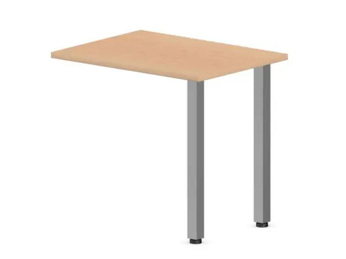 aanbouwtafel,i.h.v.,HxBxD 720-840x800x600mm,NE-esdoorn