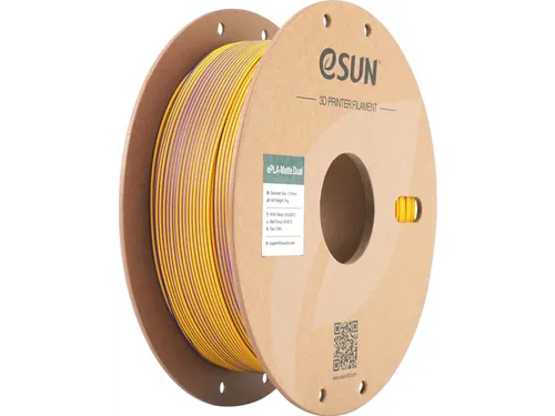 eSUN 3D printer Filament ePLA-Matte Dual 1,75 mm Paars/Geel 1kg