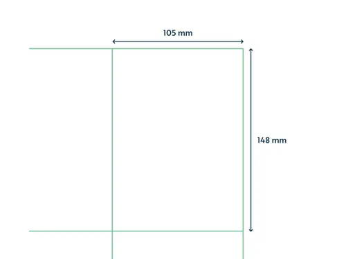Verwijderbare Etiketten wit 105x148mm Doos a 1000 Vel 42022
