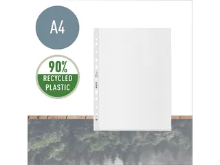 Recycle geperforeerde showtas A4 100 micron - 3