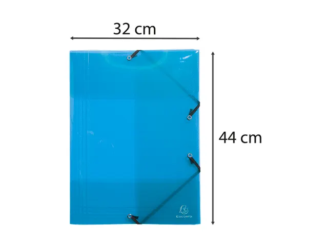 Exacompta A3 Elastomap Crystal Colours Assorti