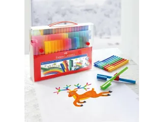 Kleurstiften Faber-Castell Connector assorti koffer à 60 stuks - 8