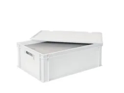 Euronorm-stapelbak,m. isoleerbox,HxLxB 220x600x400mm,44,5/20,4l,HDPE