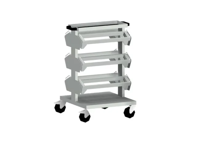 CNC-transportonderstel,HxBxD 1020x610x650mm,3x2gereedschapshouders