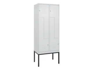 Z-garderobekast,HxBxD 2120x800x500mm,vak B 200/400mm,cil.-slot - 1