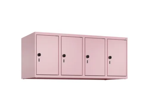 opzetkast,v. locker,4vak.,vak B 300mm,HxBxD 500x1200x500mm