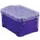 Opbergdoos 0,7 Liter Transparant Purper