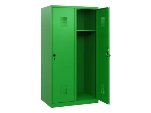 schoollocker,HxBxD 1530x800x500mm,2vak,vak B 400mm,draaigrendel