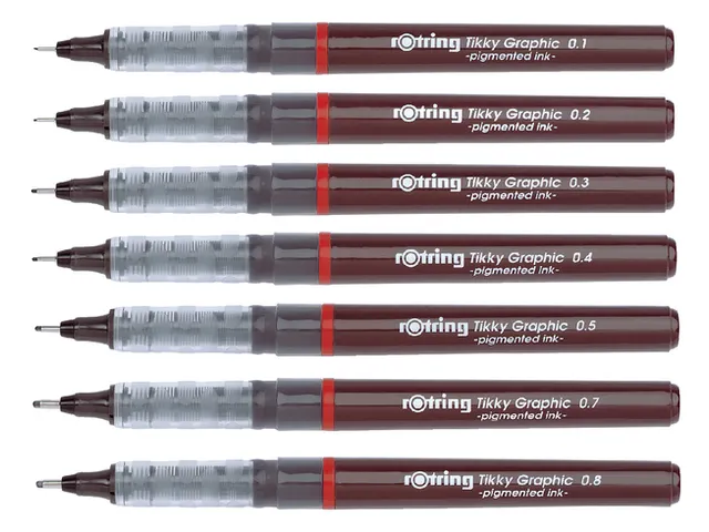 Fineliner rOtring Tikky Graphic 0.1mm