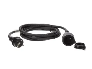 Rubber Verlengkabel Met Krimpkous 3g2.5 3 M Penaarde IP44 - 2