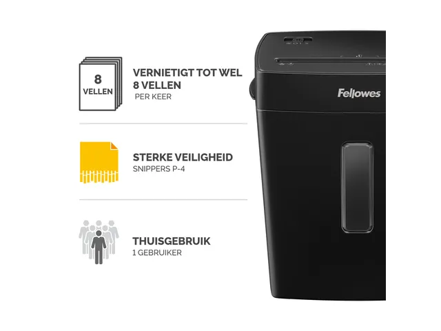Papiervernietiger Fellowes P-42C snippers 4x34mm