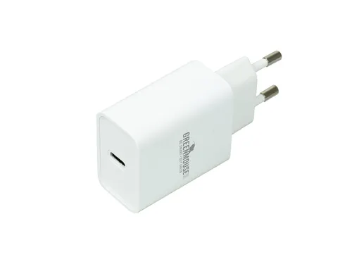Oplader Green Mouse USB-C 20W wit blisterverpakking