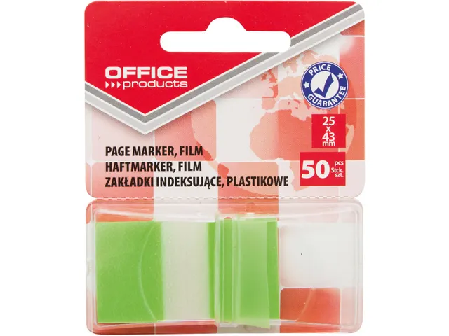 Index 25 X 43 Mm Blister Van 50 Tabs Groen