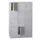 Lockersysteem 1518x930x500mm 3x4 Vakken 300mm Cilinderslot Sokkel