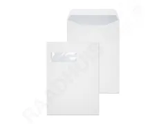 Envelop Raadhuis 220x312 Ea4 Venster Links Akte Speedy Grip Wit 120gr