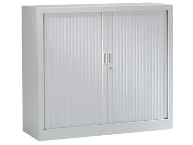 Roldeurkast Lichtgrijs 100cm