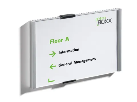 Deurbordje Durable 210x148.5mm metaal/zilver