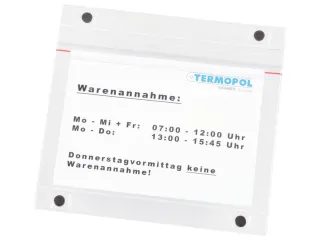 insteekhoezen,DIN A4,staand,m. magneet,PVC,transparant - 1
