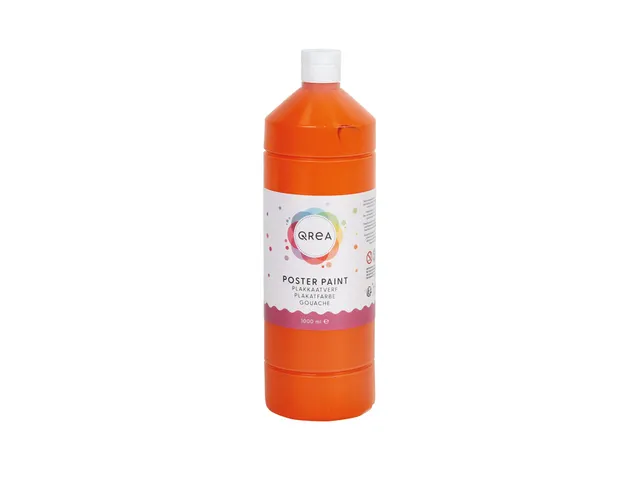 Plakkaatverf Qrea oranje 1000ml
