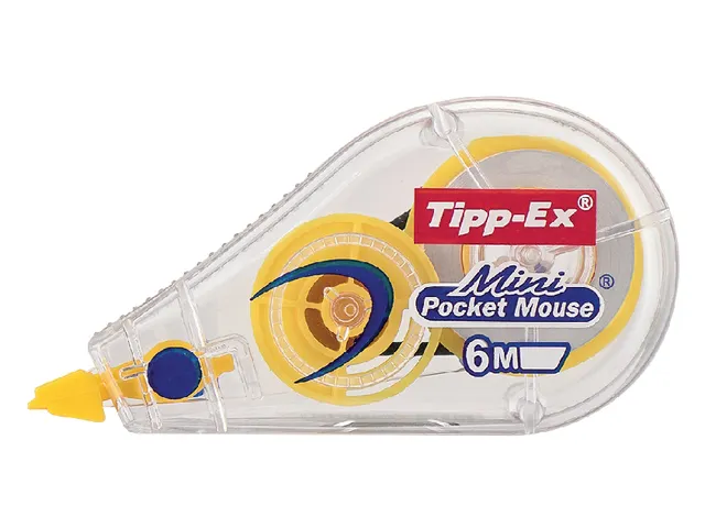 Correctietape Tipp-Ex mini pocket mouse 5mmx6m display à 30 +10 grati