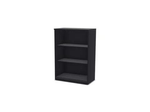 vitrinekast,HxBxD 1155x800x445mm,2xhouten vloer,3 OH,CC-zwart