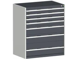 ladekast,HxBxD 1200x1050x750mm,7lade(n),lade voor zware lasten
