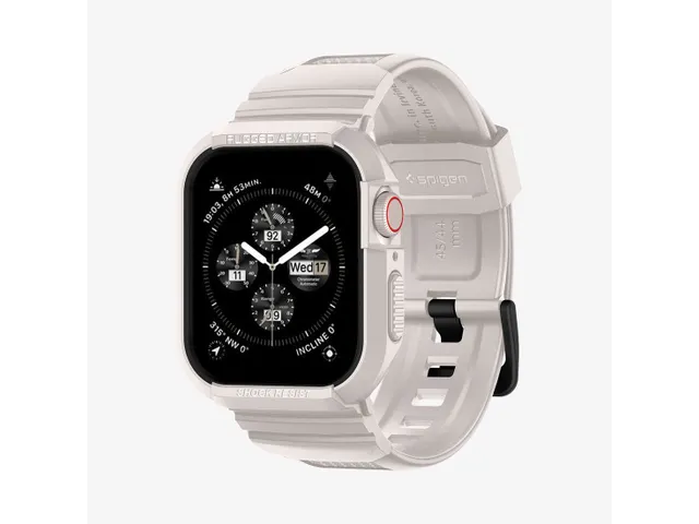 Spigen Rugged Armor Pro Opbergtas Beige Apple Watch 9/SE