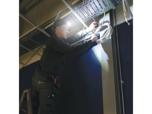 hoofdlamp,COB-led,20-200lumen,hoofdband,straalhoek 120/60 °,accu