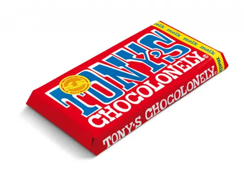 Chocolade Tony's Chocolonely reep 180gr melk