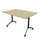 klaptafel,HxBxD 750x1200x700mm,hoekig,T-voet donkergrijs,ovale buis