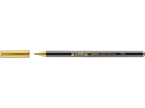Brushpen edding 1340 metallic goud