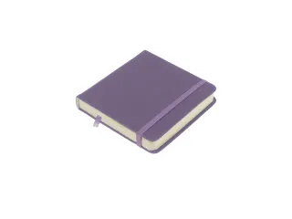 Schetsboek Kangaro 12x12cm heather purple PU HC 80 vel 140gr roomwit m - 2