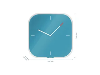 Wandklok Leitz Cosy blauw glas - 4