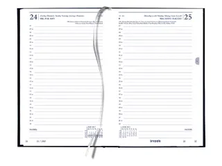 Kantooragenda 2027 Quantore kort 1dag/1pagina zwart - 1