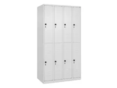 dubbeldekse locker,HxBxD 1850x1000x500mm,4x2vak.,vak B 250mm