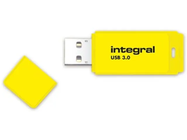 Neon USB 3.0 stick, 16 GB, geel
