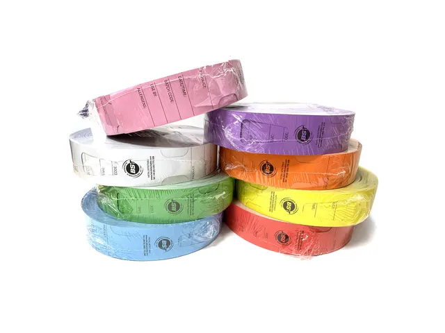 BST Detecteerbare Loop Tags hittebestendig 48x279mm Oranje 500 stuks