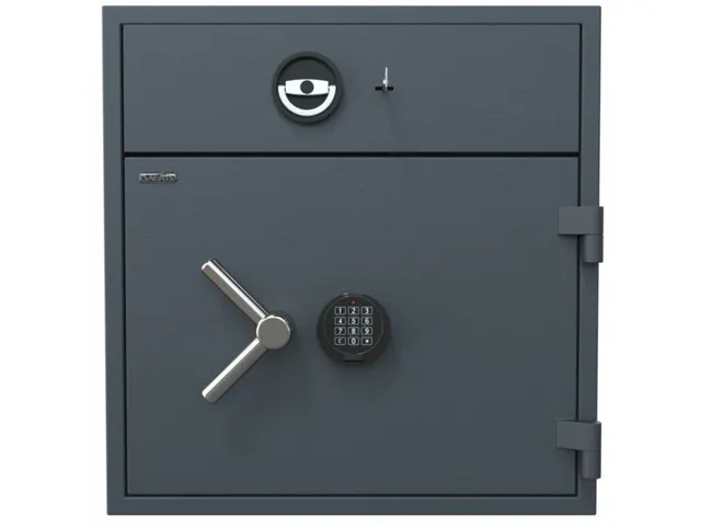 Salvus Tivoli 1 Afstortkluis elektronisch slot 67x65x55cm Grafietgrijs