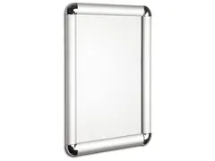 Kliklijst Seco A1 25mm zilver ronde hoeken