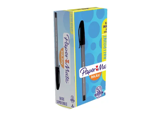 Balpen Paper Mate Inkjoy 100 medium zwart