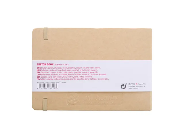 Schetsboek Talens Art Creation 80 witte vellen 140gr 210x150mm kraft