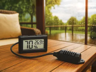 Digitale Thermometer /Hygrometer Inbouw - 2