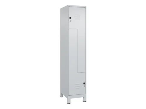 Z-garderobekast,HxBxD 1950x400x500mm,vak B 200/400mm,draaigrendel