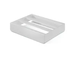CNC-lade-element,20vakken,v. front H 80mm,BxD 650x650mm,RAL7035