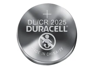 Batterij Duracell knoopcel 2x CR2025 lithium Ø20mm 3V-170mAh - 5