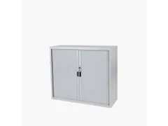 Roldeurkast Claudius Plus 105x120cm Alu 2 Legborden