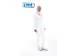 Combinaison de protection PP non tissé zippée Taille XL Blanc 50 pcs