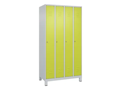 locker,HxBxD 1950x1000x500mm,4vak,vak B 250mm,cil.-slot,voeten